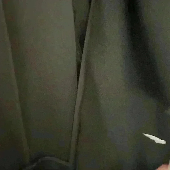 Lane Bryant Black Long  Slimming Fitted Coat With Pockets - Picture 9 of 12